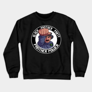 Black Panther Party Fist Logo Crewneck Sweatshirt